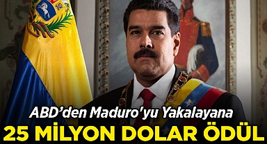 ABD'den Maduro'yu Yakalayana 25 Milyon Dolar Ödül!