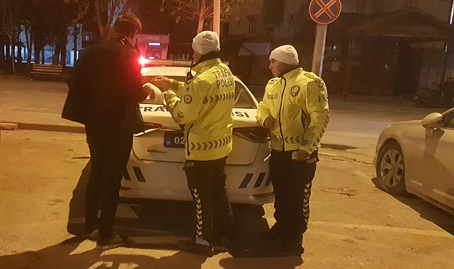 Adıyaman'da alkollü sürücü yakalandı
