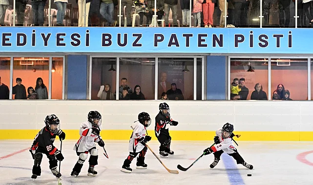 Akdeniz'in ilk ve tek doğal buz pisti yeniden açıldı