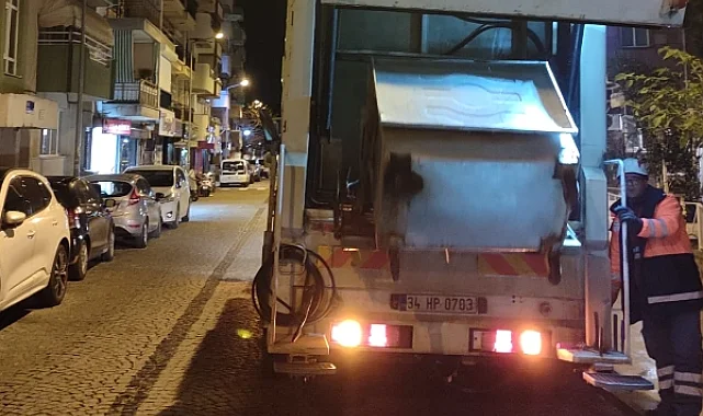 Atık biriktirme ekipmanları ve çevresi temizlendi
