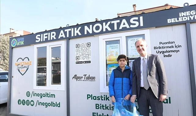 Bursa İnegöl'de 2 yeni sıfır atık noktası hizmete girdi