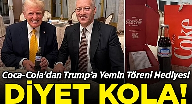 Coca-Cola’dan Trump’a Yemin Töreni Hediyesi: Diyet Kola!