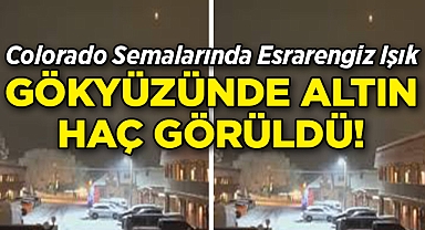 Colorado Semalarında Esrarengiz Işık: Gökyüzünde Altın Haç Görüldü!