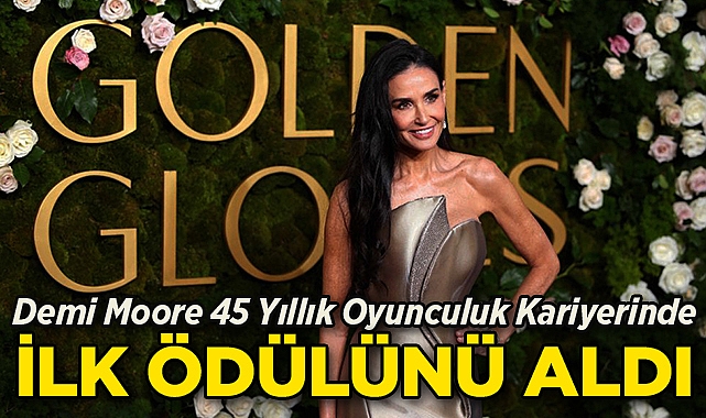 Demi Moore, 45 Yıllık Oyunculuk Kariyerinin İlk Ödülünü Kazandı!