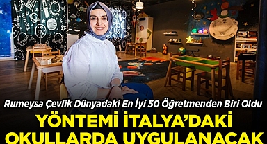 Dünyadaki En İyi 50 Öğretmenden Biri Oldu: Rumeysa Çevlik'in Yöntemi İtalya'daki Eğitim Sistemine İlham Oldu!