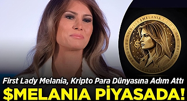 First Lady Melania Trump, Kripto Para Dünyasına Adım Attı: $Melania Piyasada!