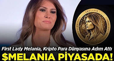 First Lady Melania Trump, Kripto Para Dünyasına Adım Attı: $Melania Piyasada!