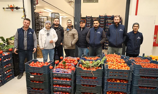 Gebze'de Batı Sebze Meyve Hali faaliyette