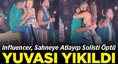 Influencer, Sahneye Atlayıp Hayranı Olduğu Solisti Öptü: 10 Yıllık Mutlu Yuvası Yıkıldı!