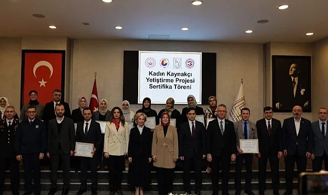 Kütahya'da yeni kadın kaynakçılar yetişti