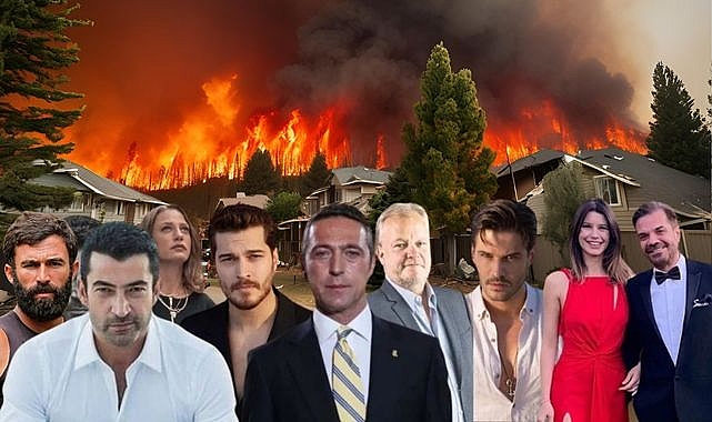 Los Angeles'taki yangın Türk ünlüleri ve iş insanlarının evlerini tehdit ediyor!
