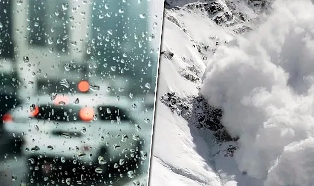 Meteoroloji'den don ve çığ uyarısı!