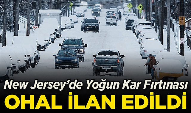 New Jersey'de Yoğun Kar Fırtınası: Ohal İlan Edildi!
