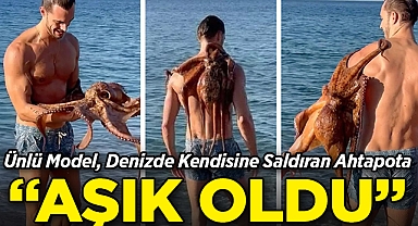 Ünlü Model, Denizde Yüzerken Kendisine Saldıran Ahtapota 'Aşık' Oldu!