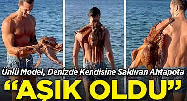 Ünlü Model, Denizde Yüzerken Kendisine Saldıran Ahtapota 'Aşık' Oldu!