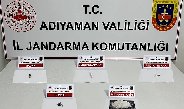 Adıyaman'da uyuşturucu operasyonu: 25 gözaltı!