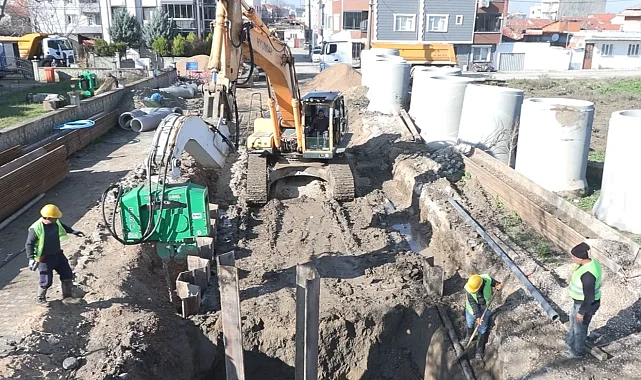 Bursa Büyükşehir'den sağlıklı altyapı için yoğun mesai