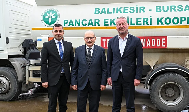 Bursa Karacabey Üretim ve İşletme Kooperatifi'ne 'Pancar Ekiciler'den destek