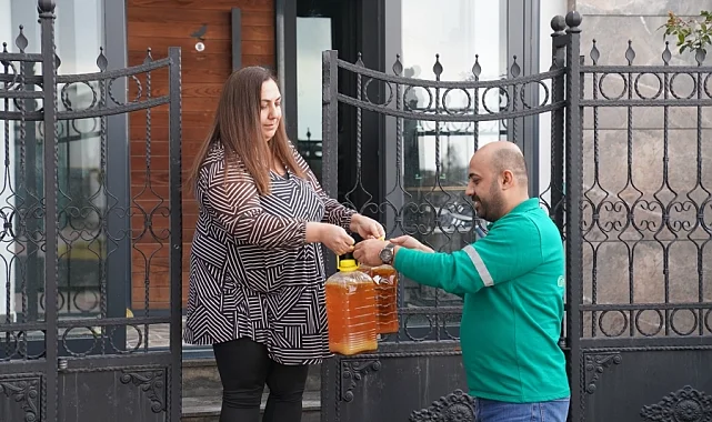 DBB'nin çalışmasıyla 4.5 ton bitkisel atık yağ toplandı