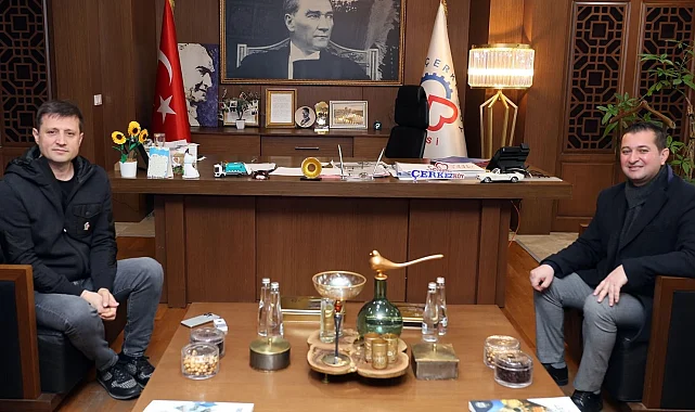 Edirne'de Yenimuhacır'dan Çerkezköy'e nezaket ziyareti