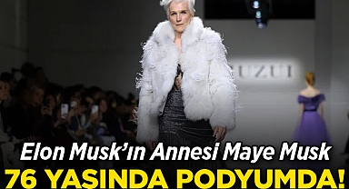 Elon Musk'ın Annesi 76 Yaşında Podyumda!