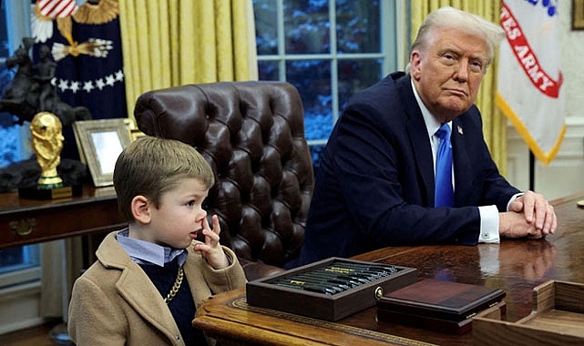 Elon Musk'ın oğlu burnunu sildi, Trump tarihi masayı değiştirdi