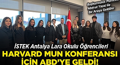 İSTEK Antalya Lara Okulu Öğrencileri Harvard Mun Konferansı İçin ABD'de! New York Başkonsolosluğu Yetkilileriyle Bir Araya Geldiler