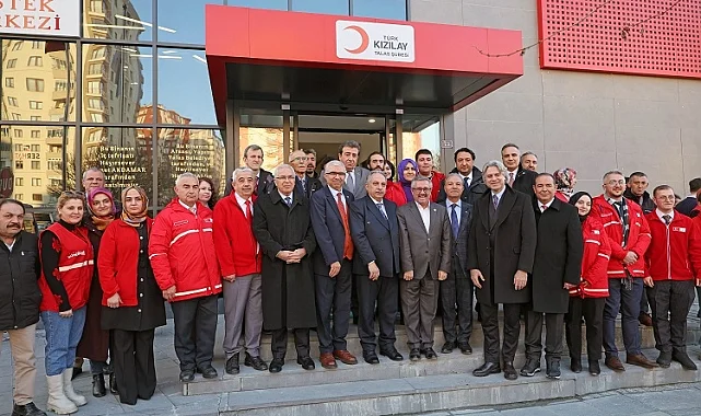 Kayseri Talas'a Kızılay'dan teşekkür