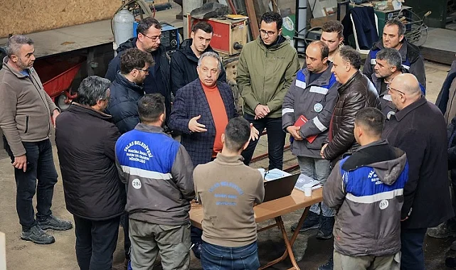 Kayseri Talas'ta asfalta yama