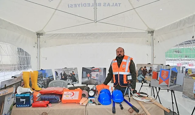 Kayseri Talas'ta deprem farkındalığı