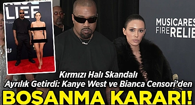 Kırmızı Halı Skandalı Ayrılık Getirdi: Kanye West ve Bianca Censori'den Boşanma Kararı!