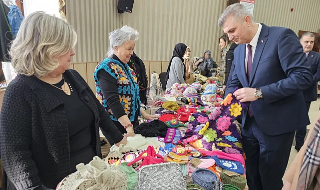 Kocaeli Gölcük'te 'örgü' zamanı