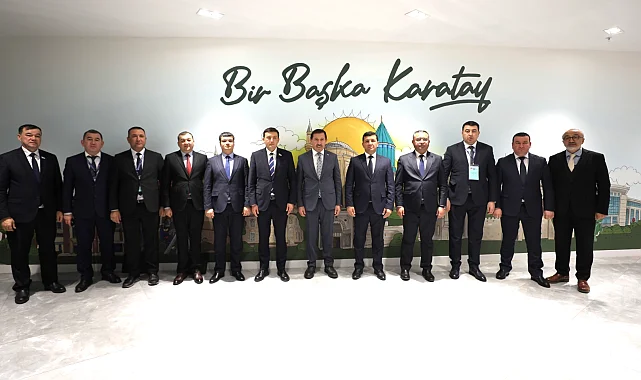 Özbekistanlı heyetten Başkan Kılca'ya ziyaret