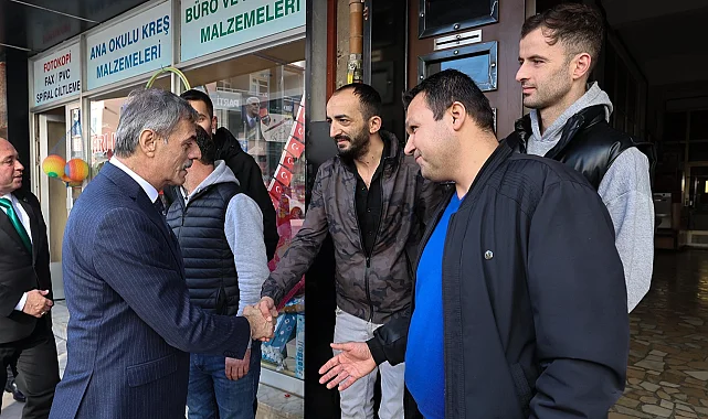 Sakarya'da Başkan Yusuf Alemdar Ferizli'yi ziyaret etti