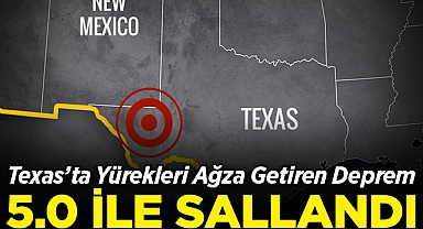 Texas'ta 5.0 Büyüklüğünde Deprem!