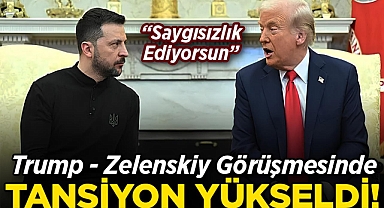 Trump ve Zelenskiy Arasında Tansiyon Yükseldi: Zelenskiy, Beyaz Saray'ı Terk Etti!