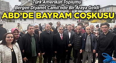 Amerika'da Bayram Coşkusu: Türk Amerikan Toplumu Bergen Diyanet Camii'nde Bir Araya Geldi!