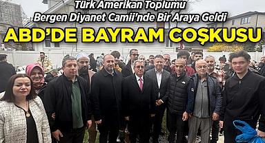Amerika'da Bayram Coşkusu: Türk Amerikan Toplumu Bergen Diyanet Camii'nde Bir Araya Geldi!