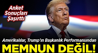 Amerikalılar, Trump'ın Başkanlık Performansından Memnun Değil!