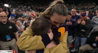 'Short king' wrestler goes viral for celebrating with 6-ft girlfriend