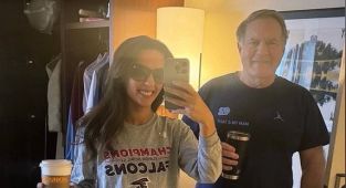 Bill Belichick's girlfriend Jordon Hudson takes swipe at Falcons fans
