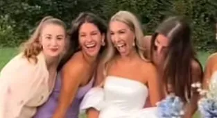Bride sets internet ablaze with vulgar act... but some defend her