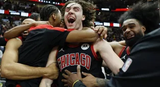 Bulls score insane half-court buzzer beater to sink LeBron and Lakers