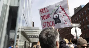 Democrats cheer Tesla's demise as pensions lose billions in value