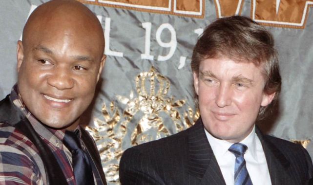 Donald Trump pays emotional tribute to George Foreman after death