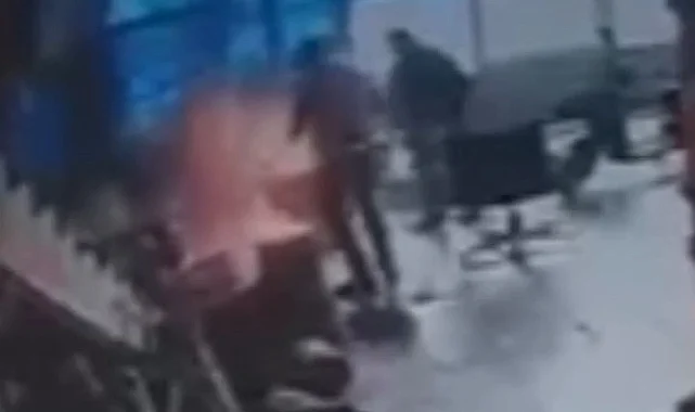 Düzce'de sobaya benzin döktü bir anda parladı