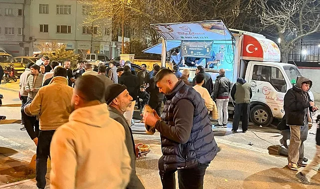 Edirne Keşan'da AK Parti'den hayır lokması