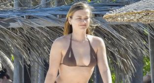 Emily in Paris star seen on topless vacation in Mexico without fiance