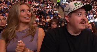 ESPN can't stop zooming in on Shane Gillis' girlfriend at UFC London