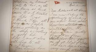 Fateful words of Titanic teen revealed in letter written on liner